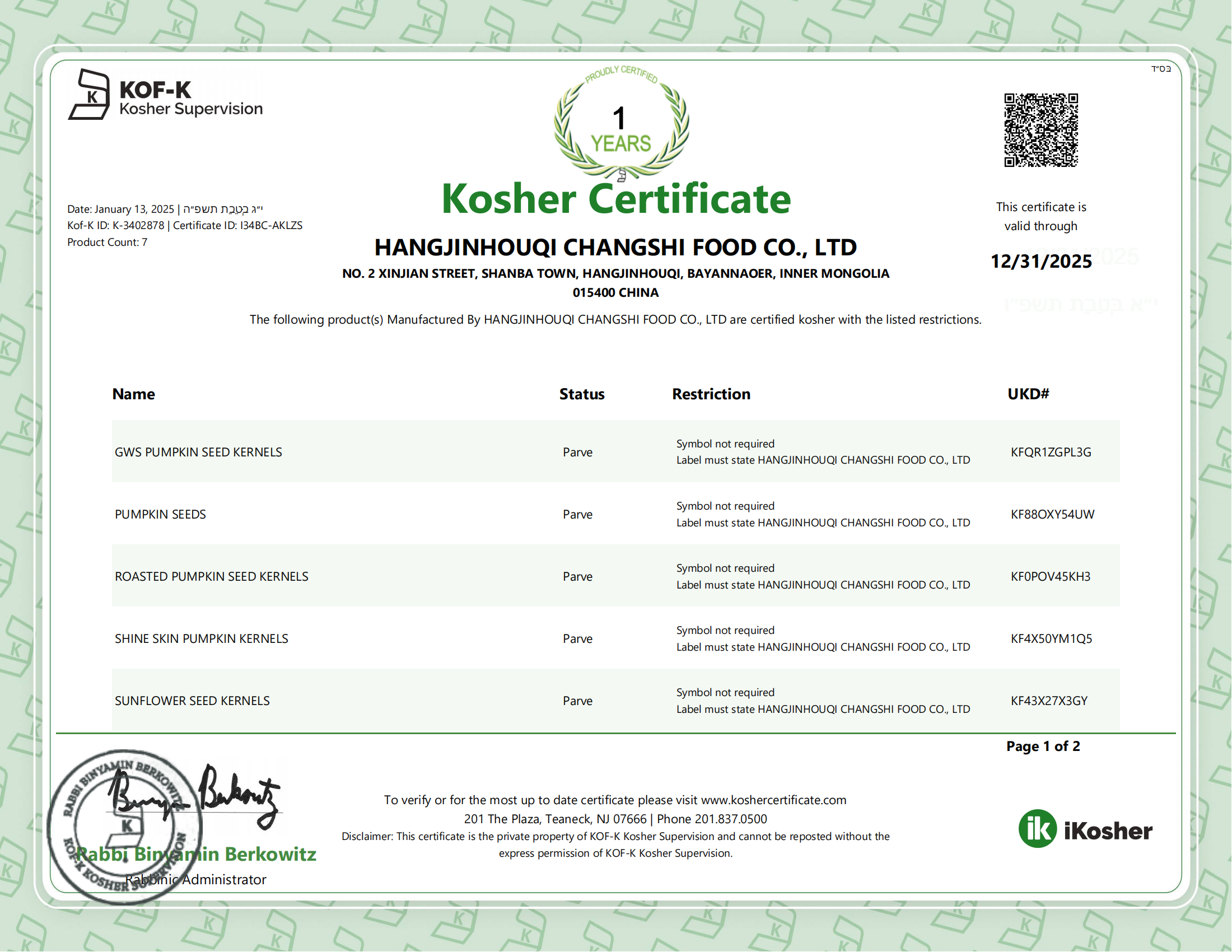 Kosher